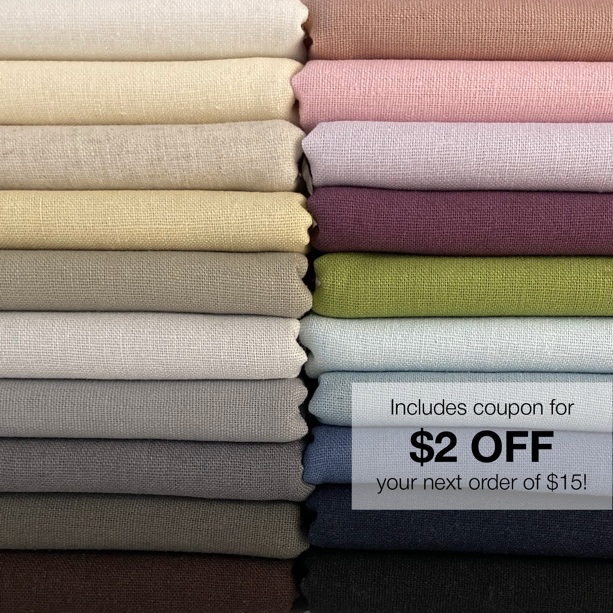 Classic Linen Fabric Swatch – Primpins