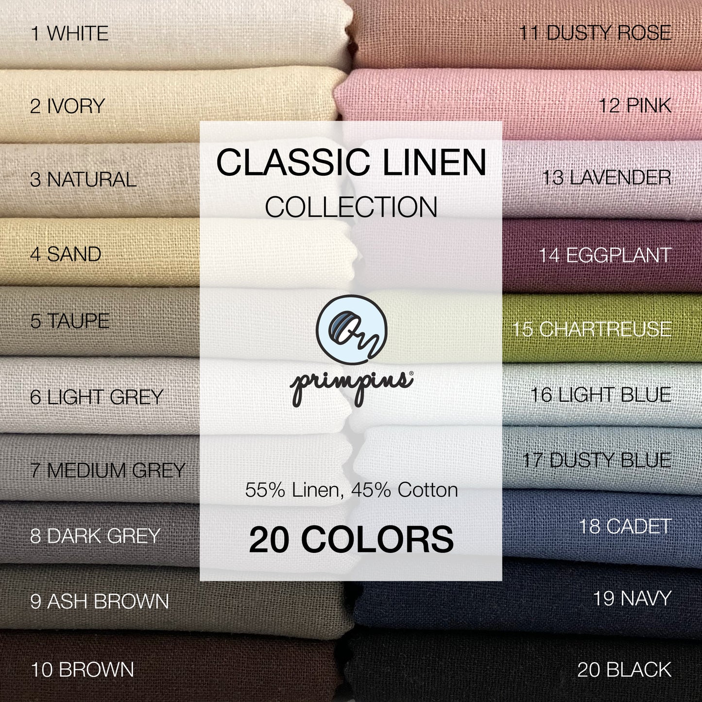 Classic Linen Duvet Pins